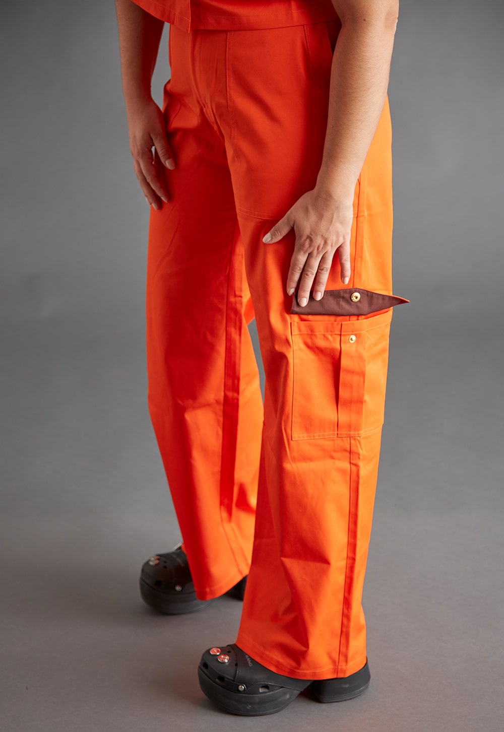 Pantalon Baggy Orange