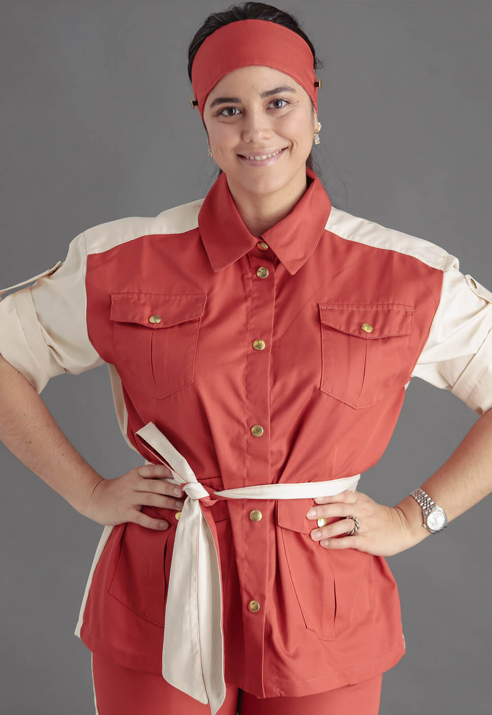 Veste Saharienne Rouille